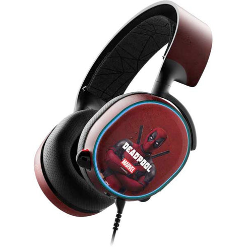 Marvel Deadpool Legacy Deadpool Red Poster SteelSeries Arctis 3 Skin